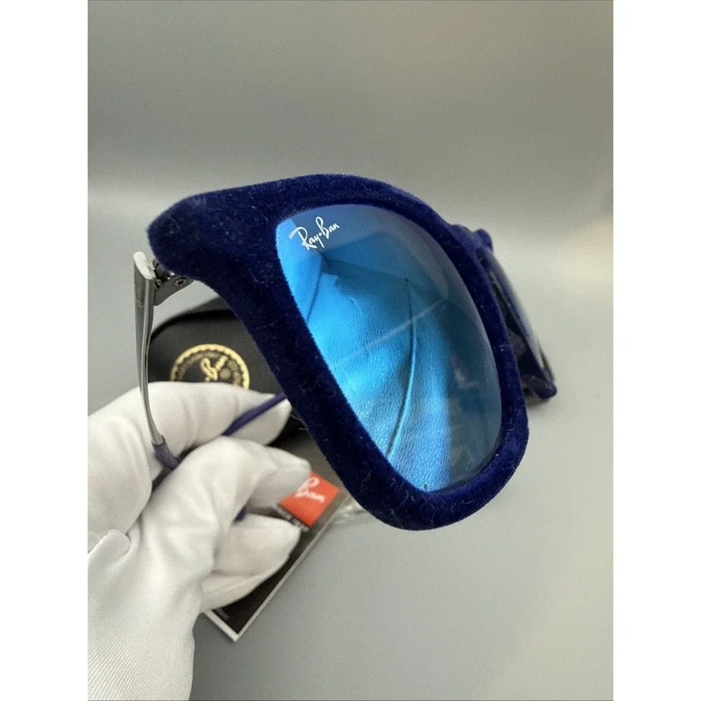 Ray-Ban RB4187 Authentic 6081/55 Blue Velvet Frame Sunglasses w/Cloth & Case